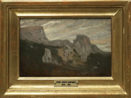 Henri Joseph Harpignies — Le alture di Capri